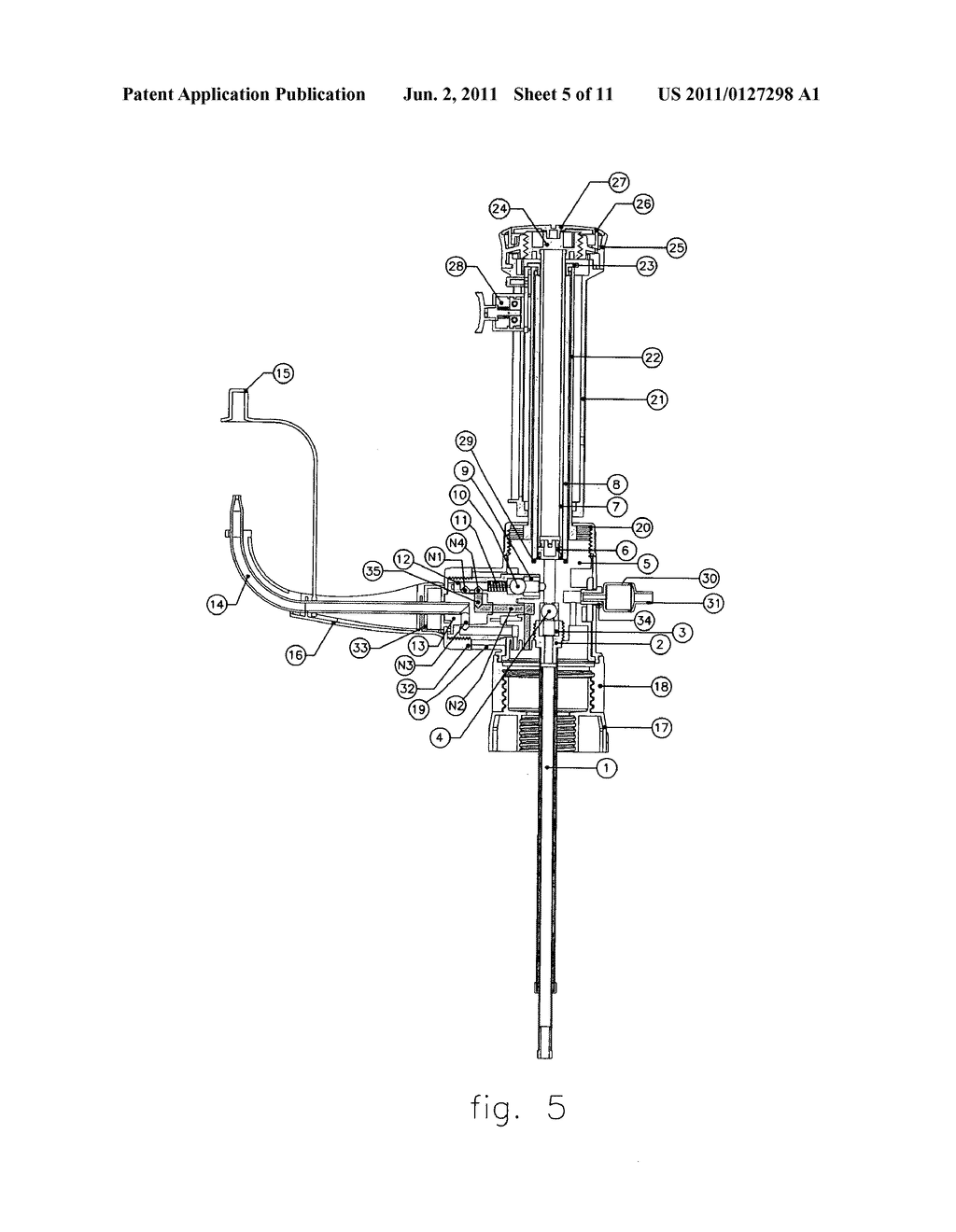 BOTTLE TOP DISPENSER WITH RECIRCULATING AND DRAINING MECHANISM - diagram, schematic, and image 06