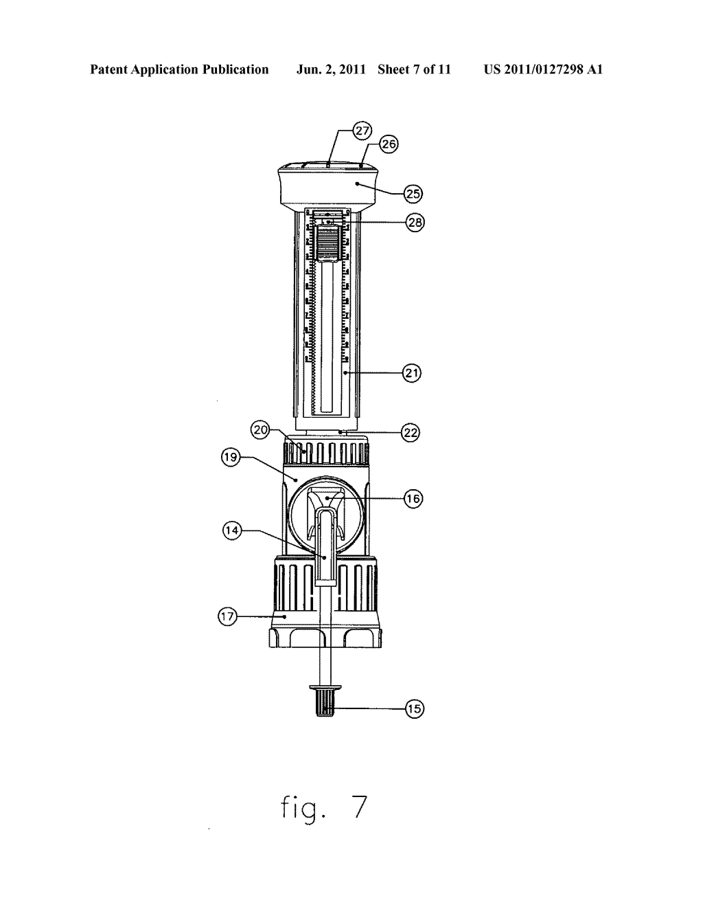 BOTTLE TOP DISPENSER WITH RECIRCULATING AND DRAINING MECHANISM - diagram, schematic, and image 08