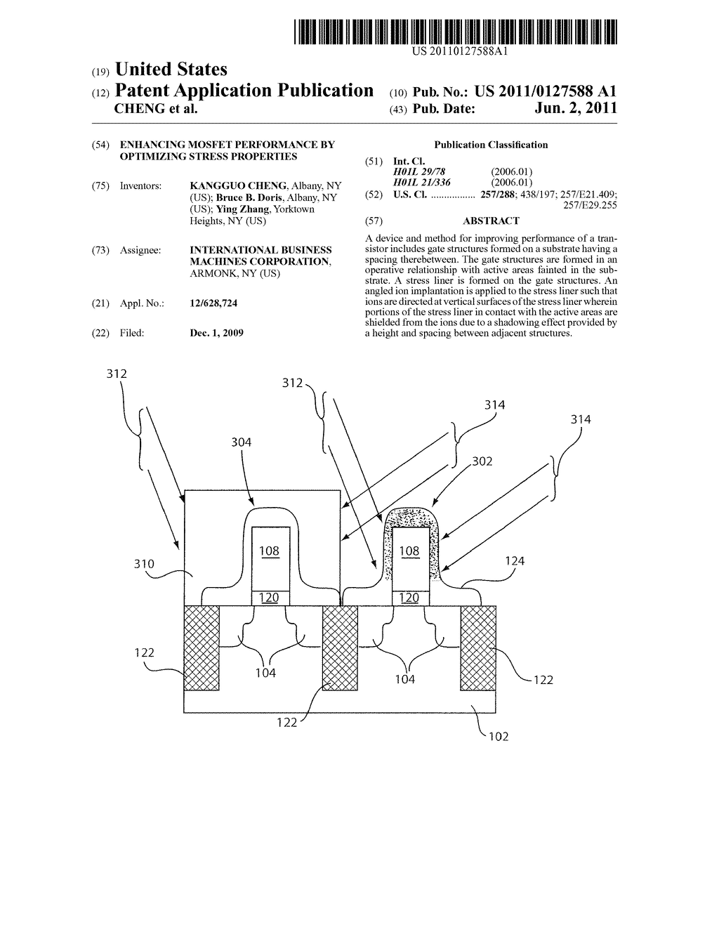 ENHANCING MOSFET PERFORMANCE BY OPTIMIZING STRESS PROPERTIES - diagram, schematic, and image 01