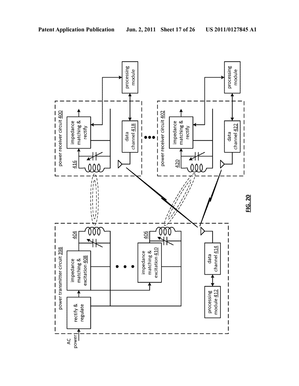 Wireless power circuit board and assembly - diagram, schematic, and image 18