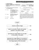 Method for Generating the Depth of a Stereo Image diagram and image