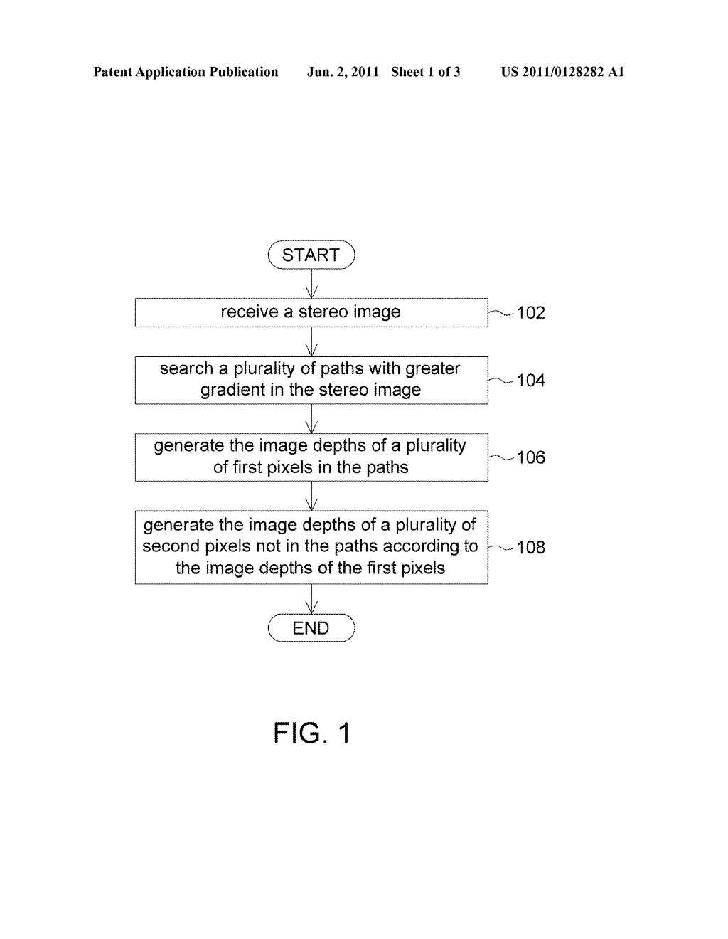 Method for Generating the Depth of a Stereo Image - diagram, schematic, and image 02