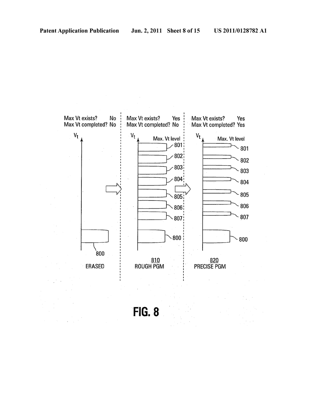 REDUCING EFFECTS OF ERASE DISTURB IN A MEMORY DEVICE - diagram, schematic, and image 09