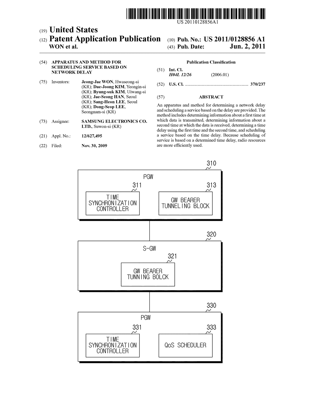 APPARATUS AND METHOD FOR SCHEDULING SERVICE BASED ON NETWORK DELAY - diagram, schematic, and image 01