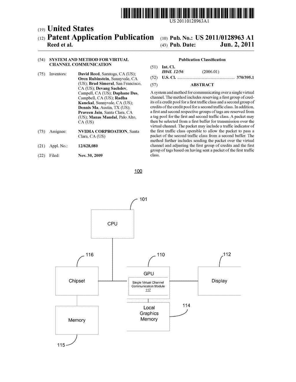 SYSTEM AND METHOD FOR VIRTUAL CHANNEL COMMUNICATION - diagram, schematic, and image 01