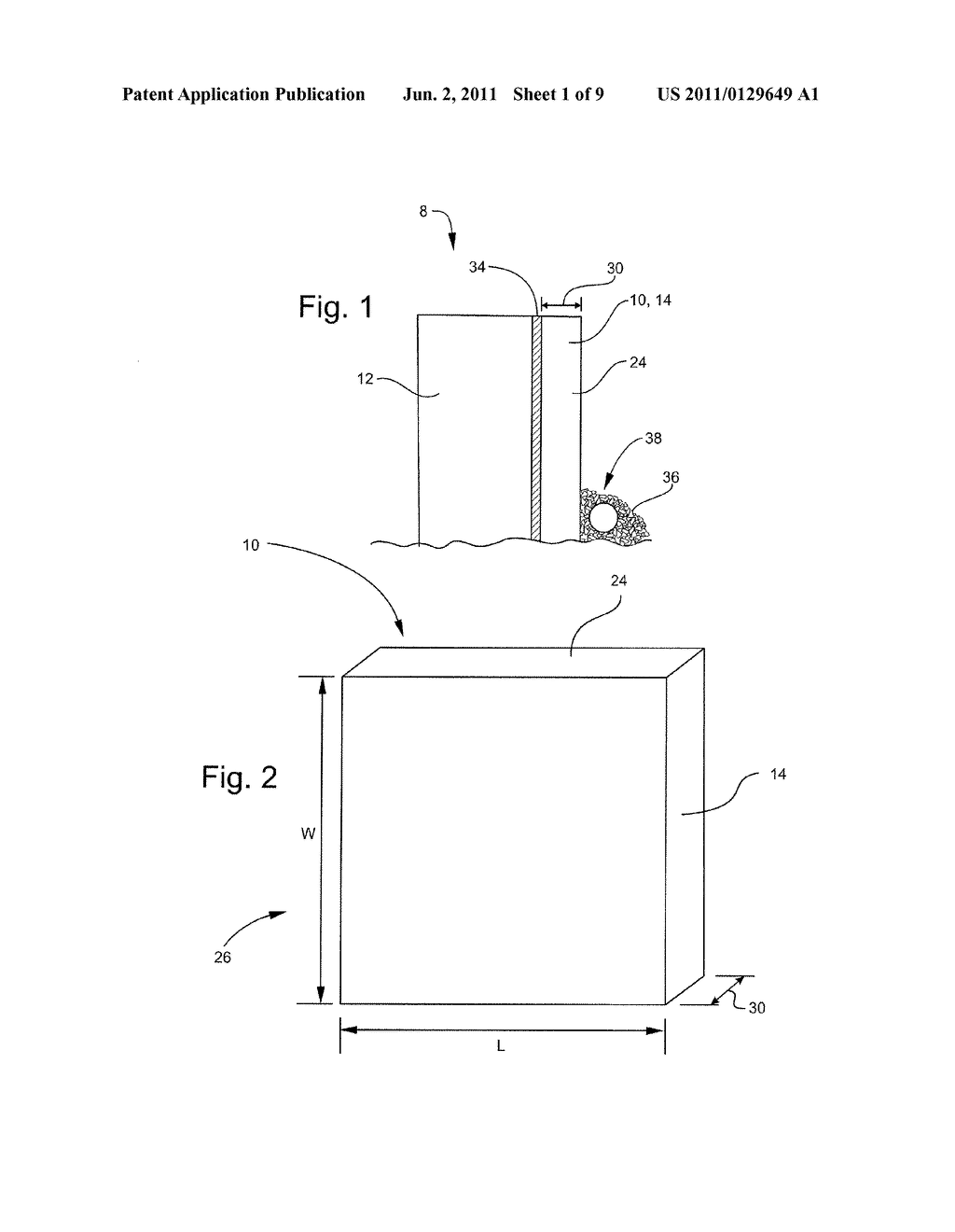 MATERIAL AND METHOD FOR PROVIDING INSULATION AND DRAINAGE TO A FOUNDATION     WALL - diagram, schematic, and image 02