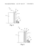 MATERIAL AND METHOD FOR PROVIDING INSULATION AND DRAINAGE TO A FOUNDATION     WALL diagram and image