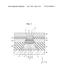 TUNNELING MAGNETORESISTIVE ELEMENT INCLUDING MULTILAYER FREE MAGNETIC     LAYER HAVING INSERTED NONMAGNETIC METAL SUBLAYER diagram and image