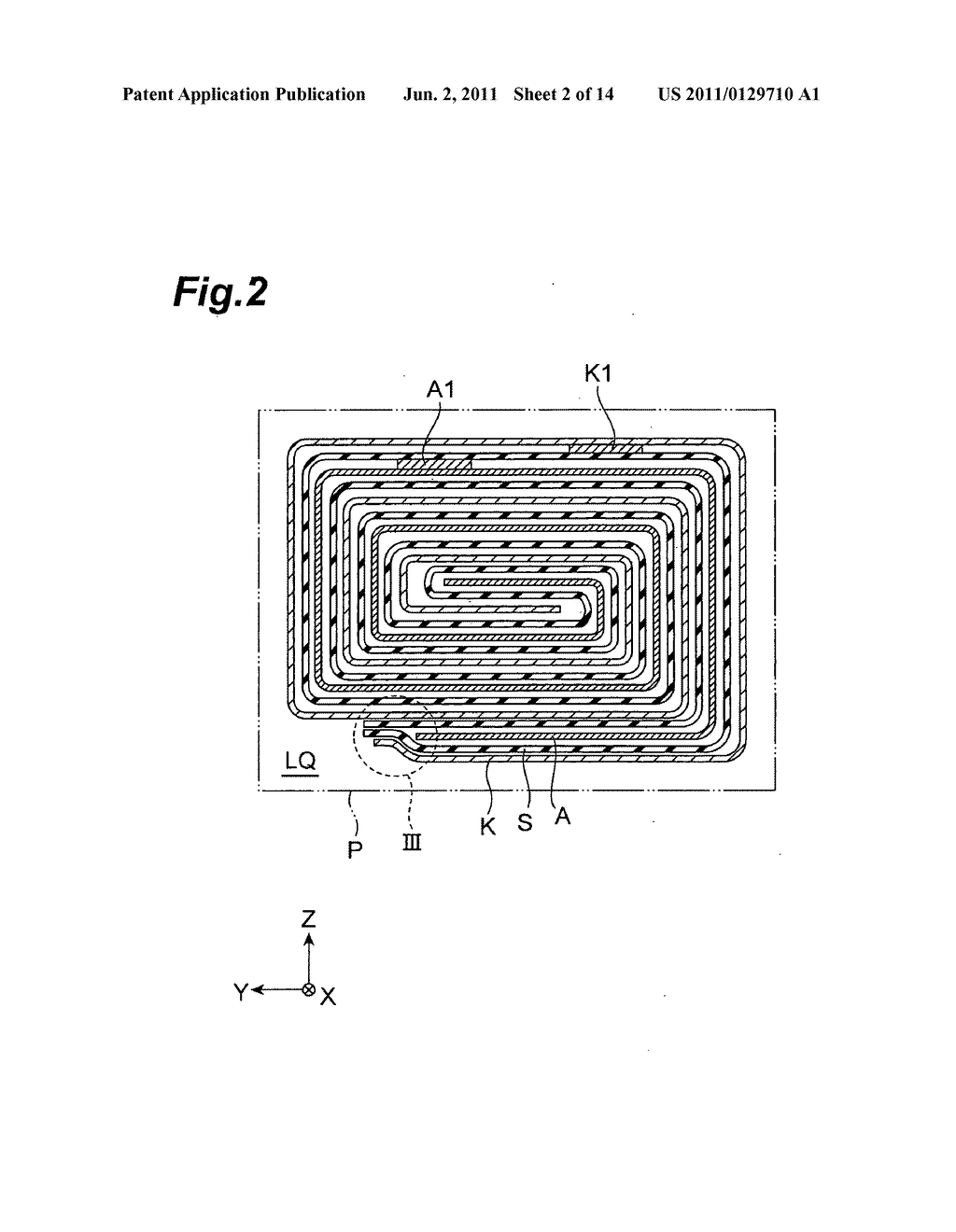 WOUND ELECTROCHEMICAL DEVICE AND MANUFACTURING METHOD THEREOF - diagram, schematic, and image 03