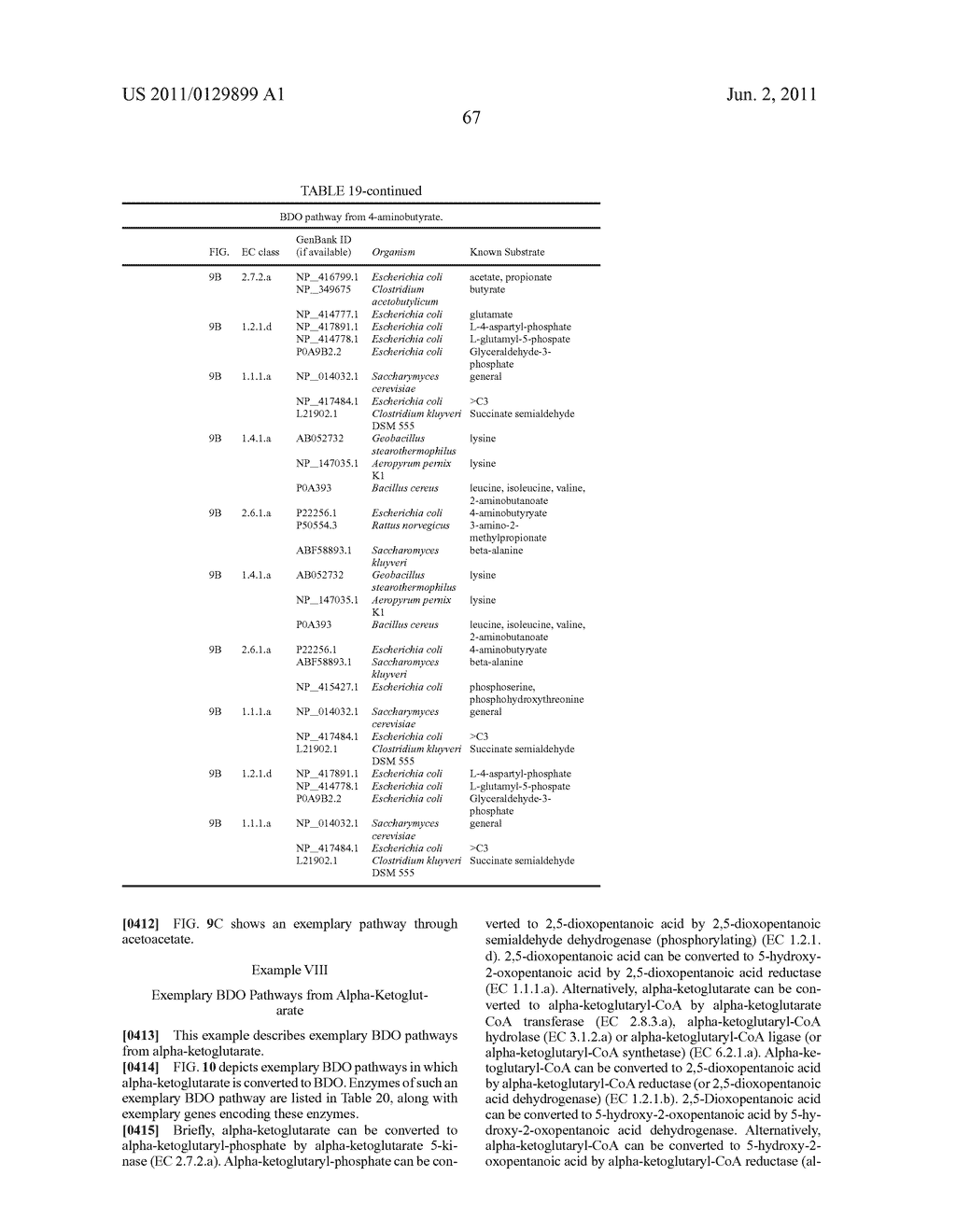 MICROORGANISMS FOR THE PRODUCTION OF 1,4-BUTANEDIOL, 4-HYDROXYBUTANAL,     4-HYDROXYBUTYRYL-COA, PUTRESCINE AND RELATED COMPOUNDS, AND METHODS     RELATED THERETO - diagram, schematic, and image 136