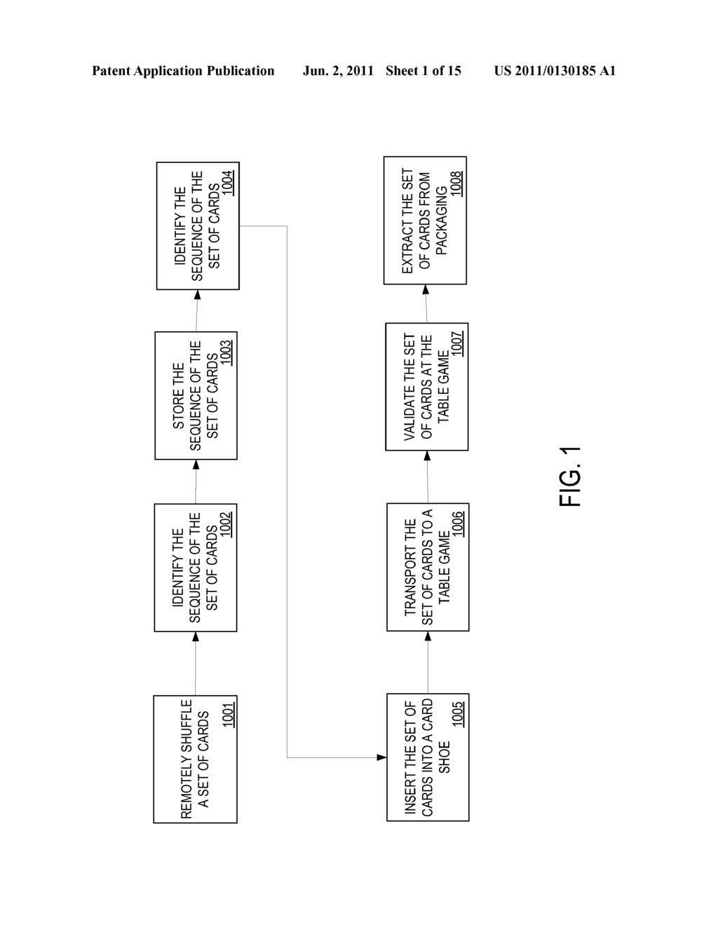 SYSTEM AND METHOD FOR CARD SHOE SECURITY AT A TABLE GAME - diagram, schematic, and image 02