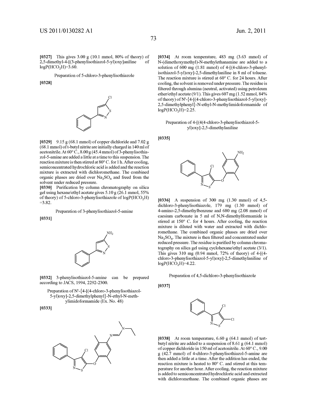 Isothiazolyloxyphenylamidines and their use as fungicides - diagram, schematic, and image 74