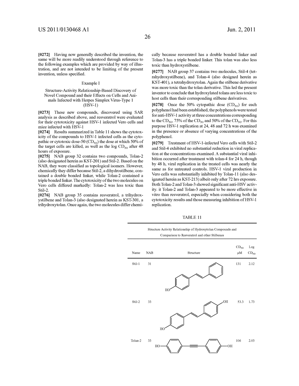 HYDROXYLATED TOLANS AND RELATED COMPOUNDS IN THE TREATMENT OF A CANCER - diagram, schematic, and image 37