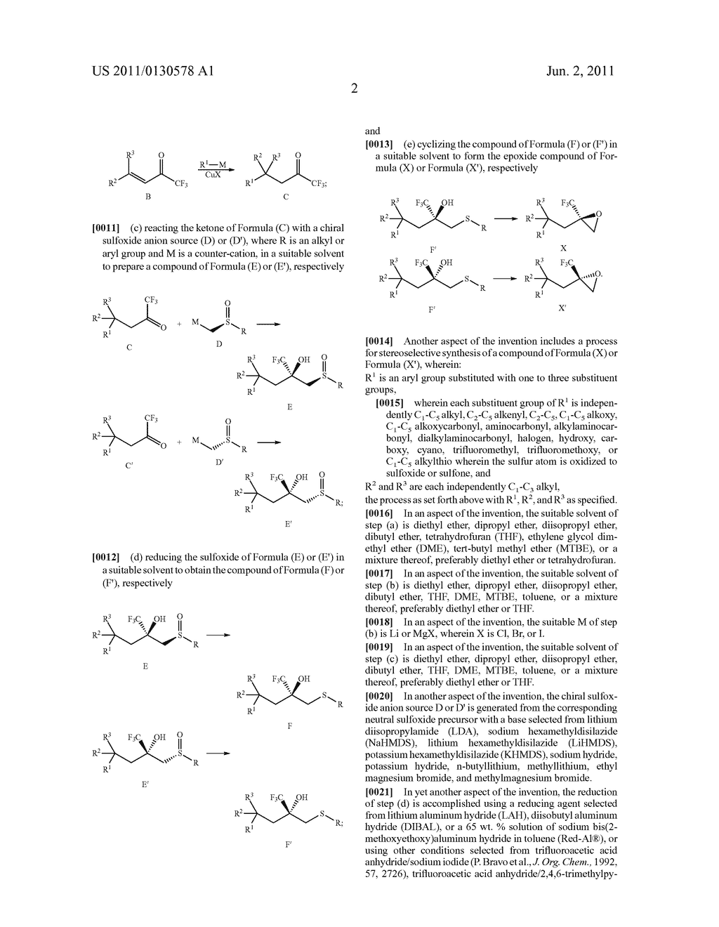 STEREOSELECTIVE SYNTHESIS OF CERTAIN TRIFLUOROMETHYL-SUBSTITUTED ALCOHOLS - diagram, schematic, and image 03