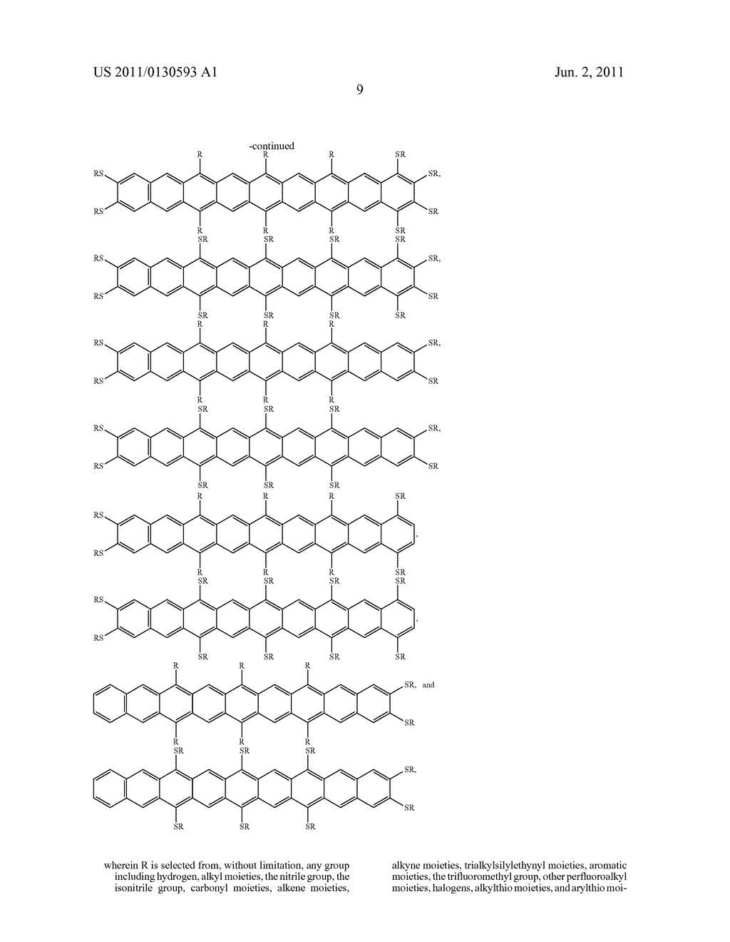 SOLUBLE, PERSISTENT NONACENE DERIVATIVES - diagram, schematic, and image 33