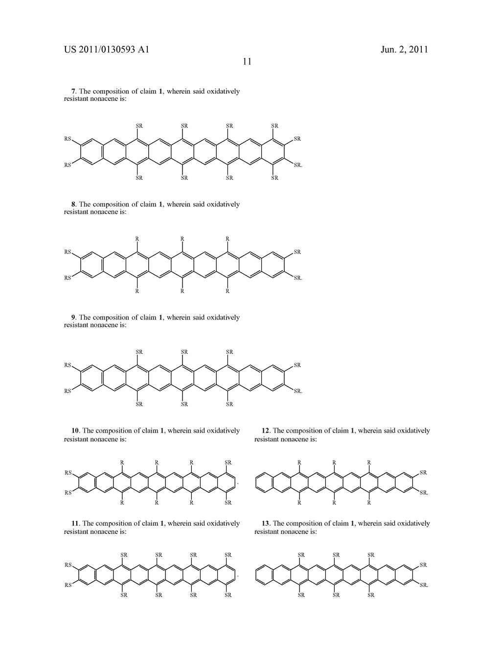 SOLUBLE, PERSISTENT NONACENE DERIVATIVES - diagram, schematic, and image 35