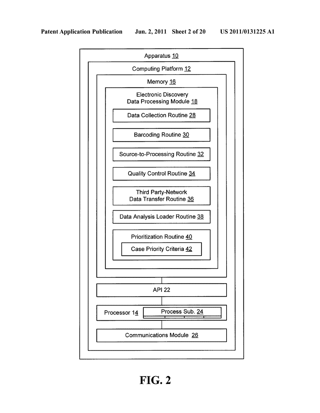 AUTOMATED STRAIGHT-THROUGH PROCESSING IN AN ELECTRONIC DISCOVERY SYSTEM - diagram, schematic, and image 03