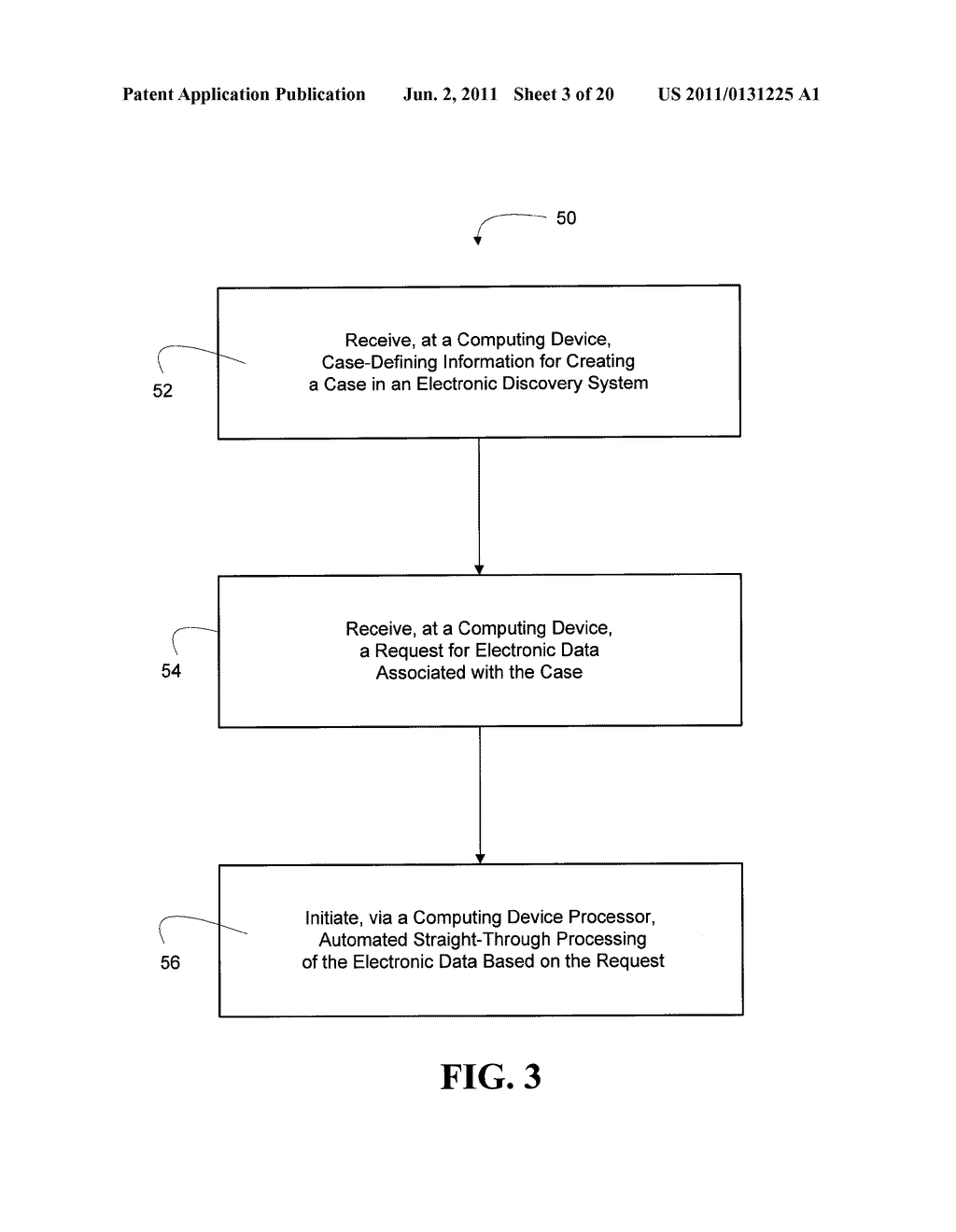 AUTOMATED STRAIGHT-THROUGH PROCESSING IN AN ELECTRONIC DISCOVERY SYSTEM - diagram, schematic, and image 04