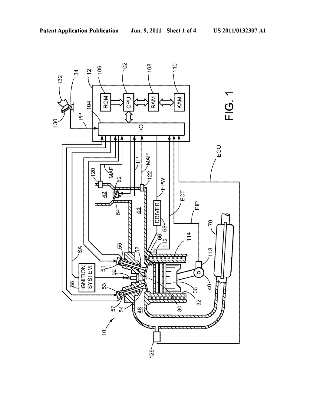 METHOD FOR STARTING AN ENGINE - diagram, schematic, and image 02