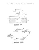 DECORATIVE SLEEVE COVER FORMED OF A PAPER AND/OR POLYMERIC MATERIAL HAVING     A TEXTURE OR APPEARANCE SIMULATING THE TEXTURE OR APPEARANCE OF CLOTH diagram and image