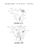 DECORATIVE SLEEVE COVER FORMED OF A PAPER AND/OR POLYMERIC MATERIAL HAVING     A TEXTURE OR APPEARANCE SIMULATING THE TEXTURE OR APPEARANCE OF CLOTH diagram and image