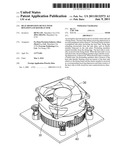 HEAT DISSIPATION DEVICE WITH ROTATION-LOCKED HEAT SINK diagram and image