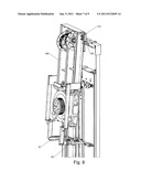 Elevator Apparatus Yielding No Reverse Rope Bend diagram and image