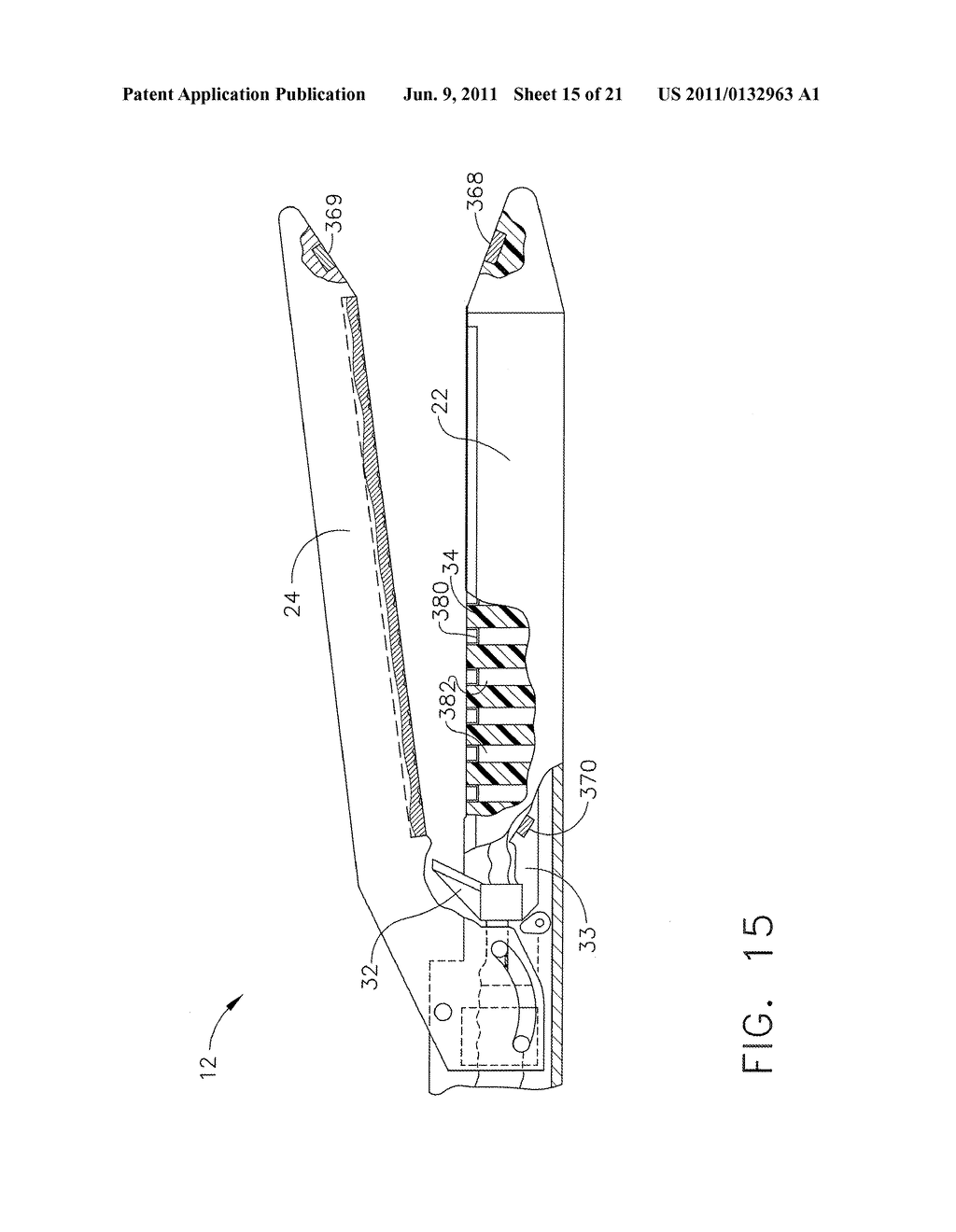 SURGICAL INSTRUMENT WITH WIRELESS COMMUNICATION BETWEEN CONTROL UNIT AND     REMOTE SENSOR - diagram, schematic, and image 16