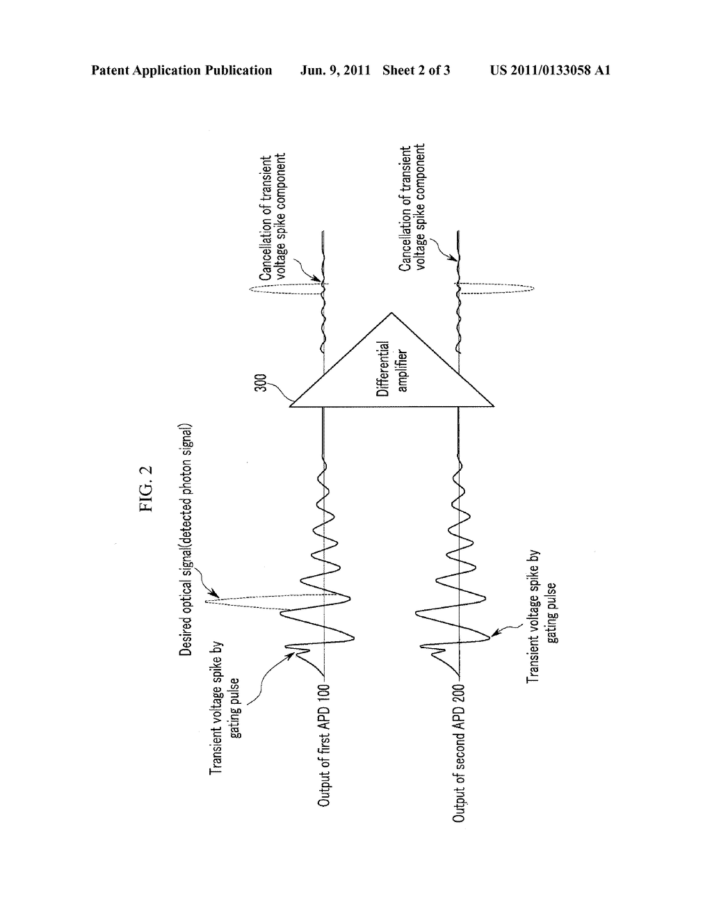 METHOD AND APPARATUS FOR CANCELLATION OF TRANSIENT VOLTAGE SPIKE - diagram, schematic, and image 03