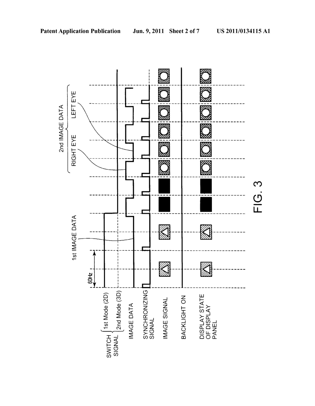 DISPLAY DEVICE, LIQUID CRYSTAL SHUTTER GLASSES AND DISPLAY SYSTEM USING     THE SAME - diagram, schematic, and image 03