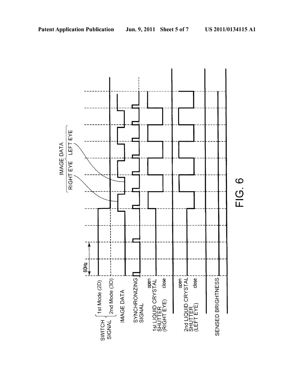 DISPLAY DEVICE, LIQUID CRYSTAL SHUTTER GLASSES AND DISPLAY SYSTEM USING     THE SAME - diagram, schematic, and image 06
