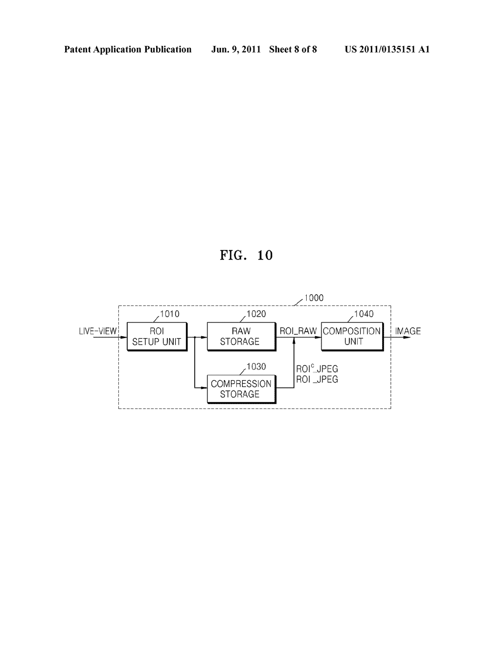 METHOD AND APPARATUS FOR SELECTIVELY SUPPORTING RAW FORMAT IN DIGITAL     IMAGE PROCESSOR - diagram, schematic, and image 09