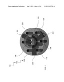 Mold-Tool System having Melt-Splitting Device Including Uninterrupted Melt     Channels Extending From Inlet and Outlets diagram and image