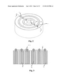 Assembled Battery and Toroidal Cell Used in the Same diagram and image