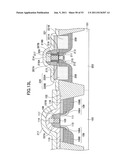 SEMICONDUCTOR DEVICE HAVING BUFFER LAYER BETWEEN SIDEWALL INSULATING FILM     AND SEMICONDUCTOR SUBSTRATE diagram and image