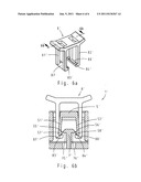 PRINTED BOARD CONNECTOR WITH LOCKING DEVICE diagram and image