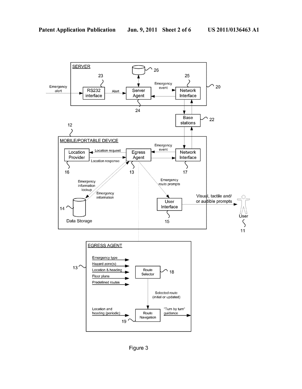 SYSTEM AND METHOD FOR CONTROLLING AN EMERGENCY EVENT IN A REGION OF     INTEREST - diagram, schematic, and image 03