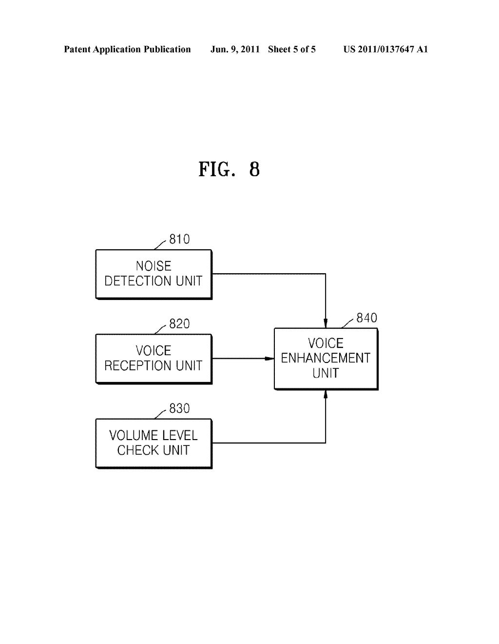METHOD AND APPARATUS FOR ENHANCING VOICE SIGNAL IN NOISY ENVIRONMENT - diagram, schematic, and image 06