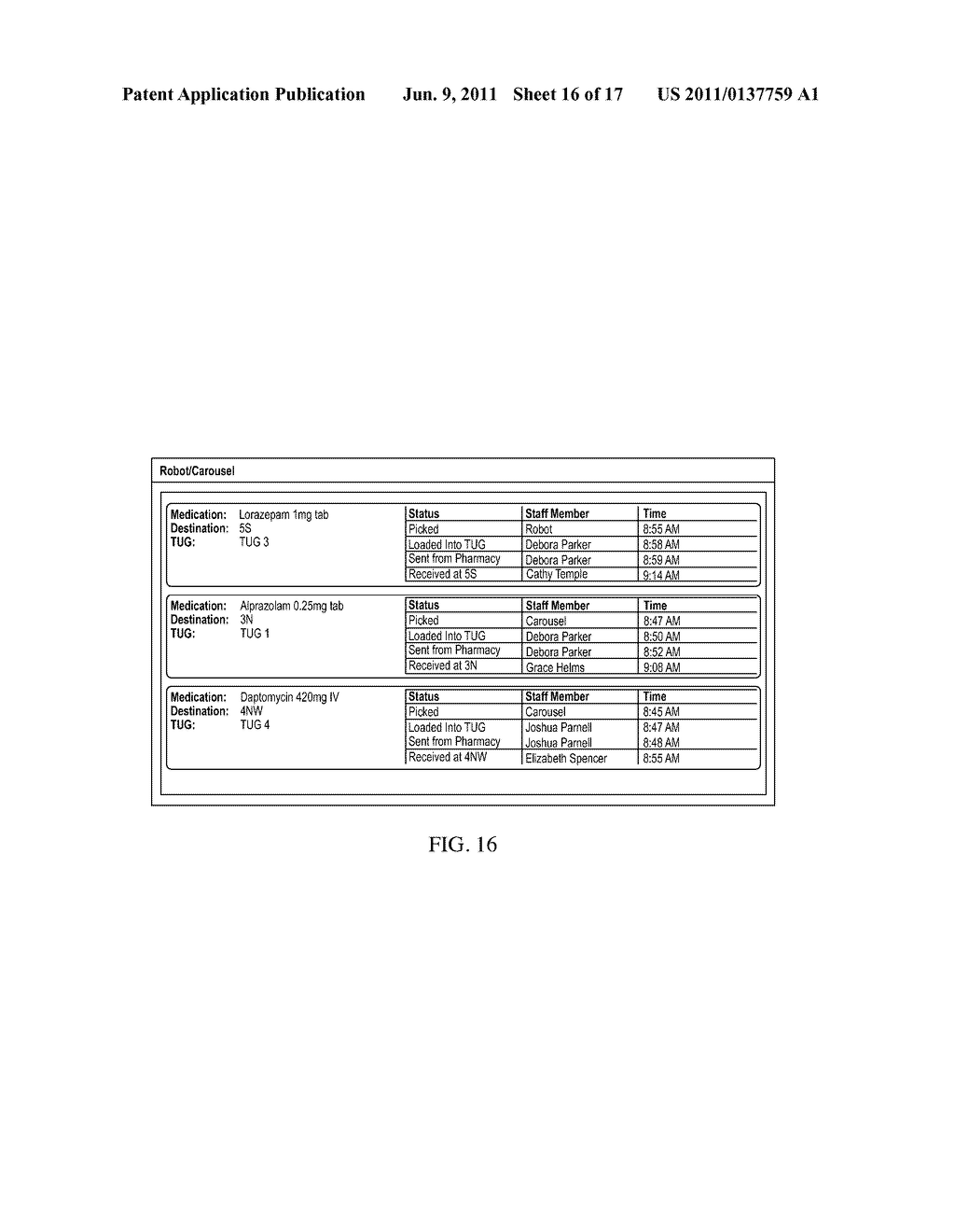 SYSTEM AND METHOD FOR PROVIDING INFORMATION REGARDING A STATUS OF AN ITEM - diagram, schematic, and image 17