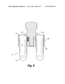 Firearm cartridge speed loader diagram and image