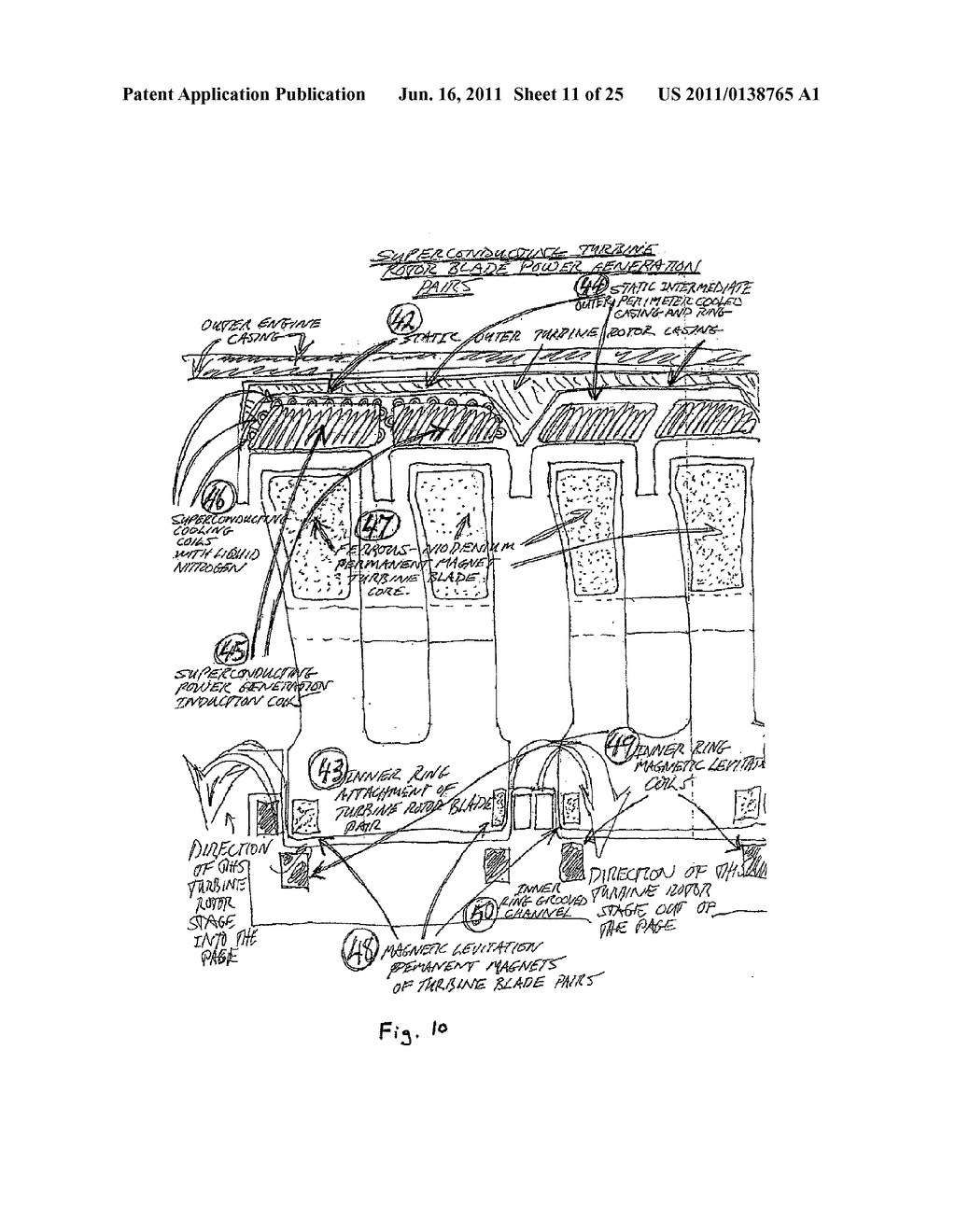 MAGNETIC ADVANCED GENERATION JET ELECTRIC TURBINE - diagram, schematic, and image 12