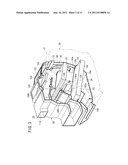 HEAT EXCHANGER FOR VEHICULAR AIR CONDITIONING APPARATUS, AND PARTITIONING     METHOD FOR HEAT EXCHANGER diagram and image