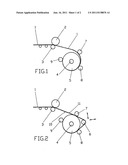 METHOD AND DEVICE FOR WINDING HOT-ROLLED STRIP diagram and image