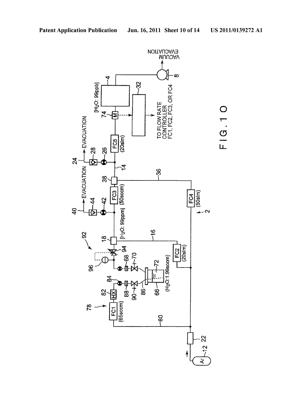 PROCESS-GAS SUPPLY AND PROCESSING SYSTEM - diagram, schematic, and image 11