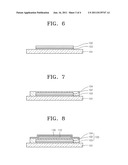 SUBSTRATE SECTION FOR FLEXIBLE DISPLAY DEVICE, METHOD OF MANUFACTURING THE     SUBSTRATE SECTION, AND METHOD OF MANUFACTURING ORGANIC LIGHT EMITTING     DISPLAY DEVICE INCLUDING THE SUBSTRATE diagram and image