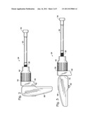 SKEWER ASSEMBLY FOR BICYCLE FORK MOUNT diagram and image