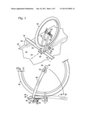 VEHICLE RACK FOR CARRYING A WHEEL diagram and image