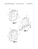 REMOVABLE CARRY BAG INTEGRATED INTO DOOR TRIM diagram and image