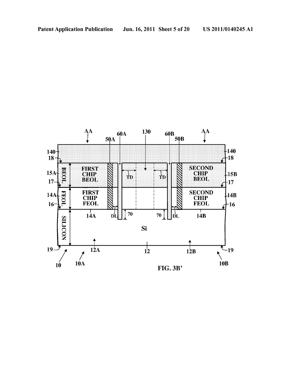 STRUCTURE FOR INHIBITING BACK END OF LINE DAMAGE FROM DICING AND CHIP     PACKAGING INTERACTION FAILURES - diagram, schematic, and image 06