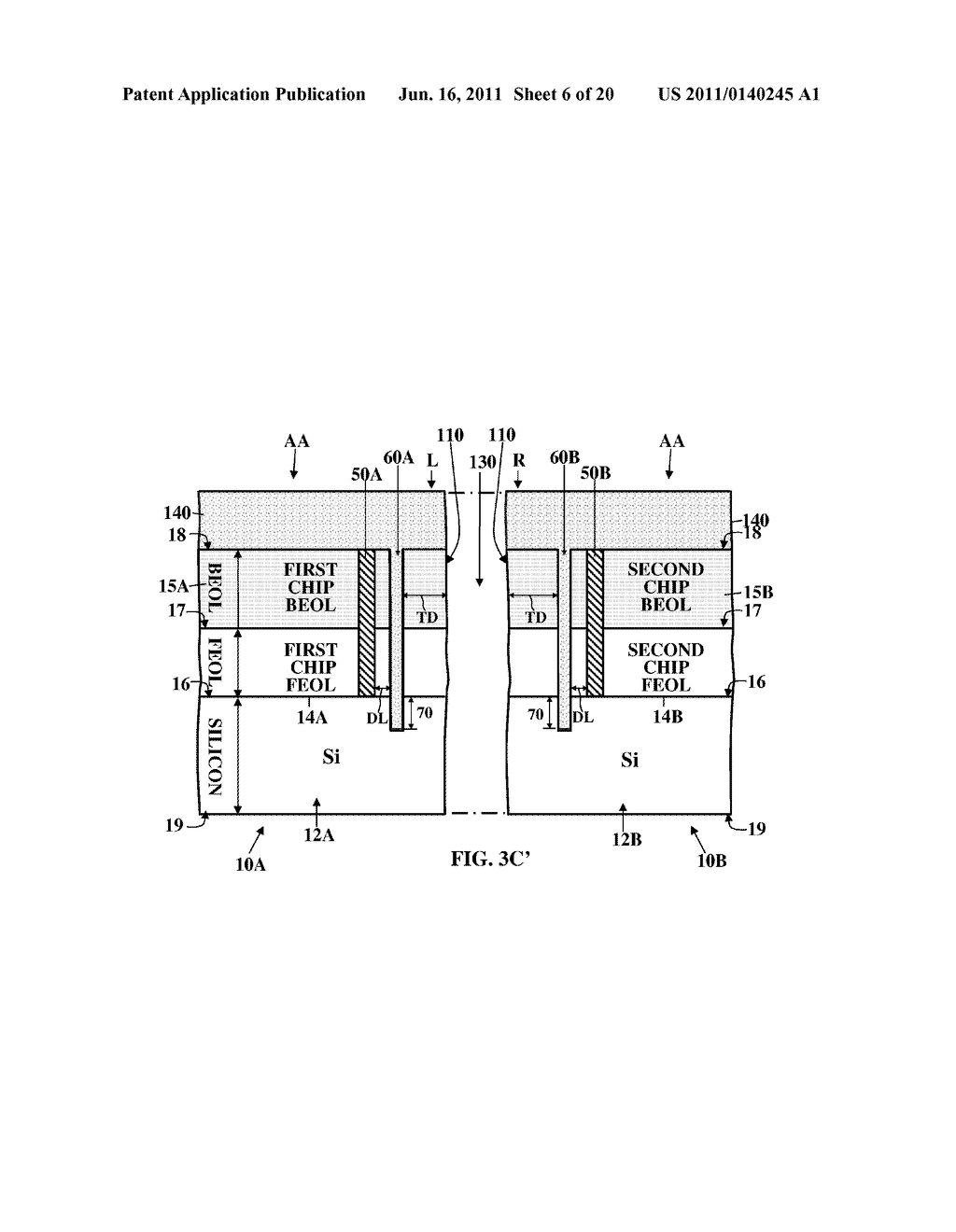 STRUCTURE FOR INHIBITING BACK END OF LINE DAMAGE FROM DICING AND CHIP     PACKAGING INTERACTION FAILURES - diagram, schematic, and image 07